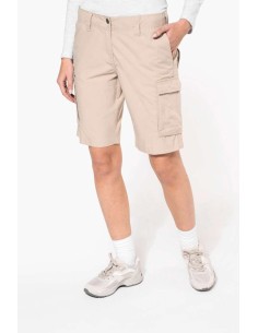 K-KA756-LADIES' LIGHTWEIGHT MULTIPOCKET BERMUDA SHORTS 2